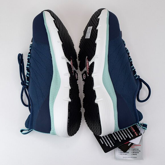 NWT Skechers Composite Safety Toe Slip Resistant Arch Fit Sneaker Size 6 - Picture 7 of 16